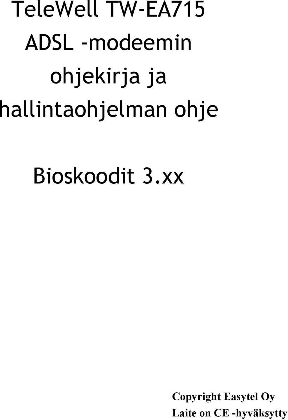 hallintaohjelman ohje