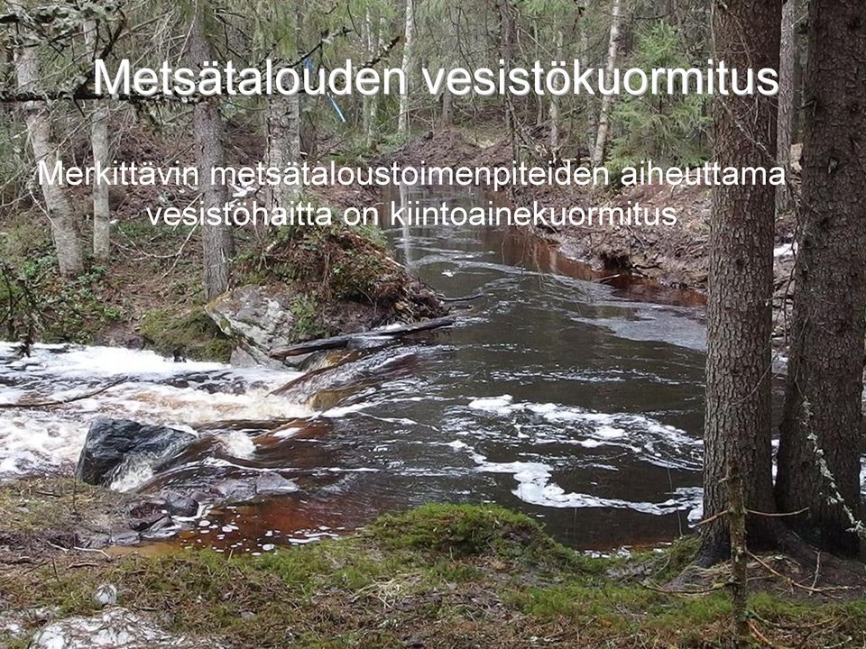 metsätaloustoimenpiteiden