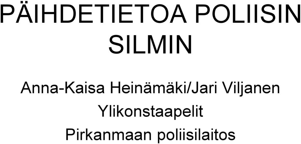 Heinämäki/Jari Viljanen
