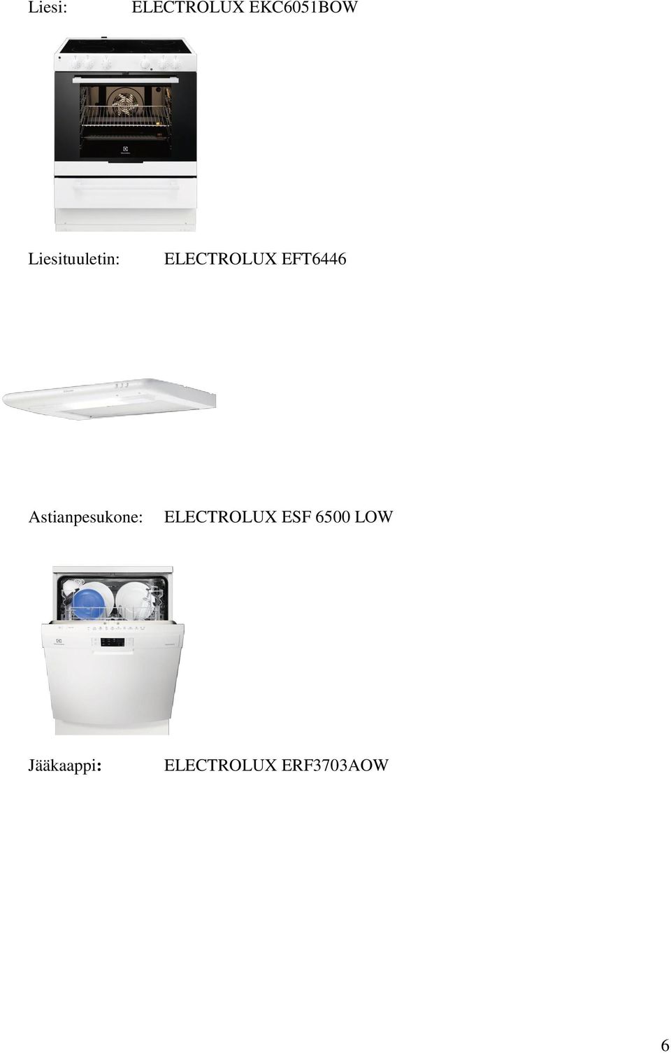 Astianpesukone: ELECTROLUX ESF