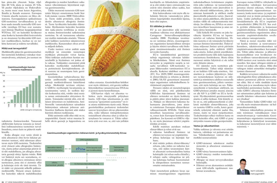 Eurooppalaisten epäluuloisuus GM-tuotteitten turvallisuudesta ja vaikeus saada muualla tuotetuille GM-tuotteille vientilupa EU:hun ovat nostattaneet kiistoja Maailman kauppajärjestössä WTO:ssa.