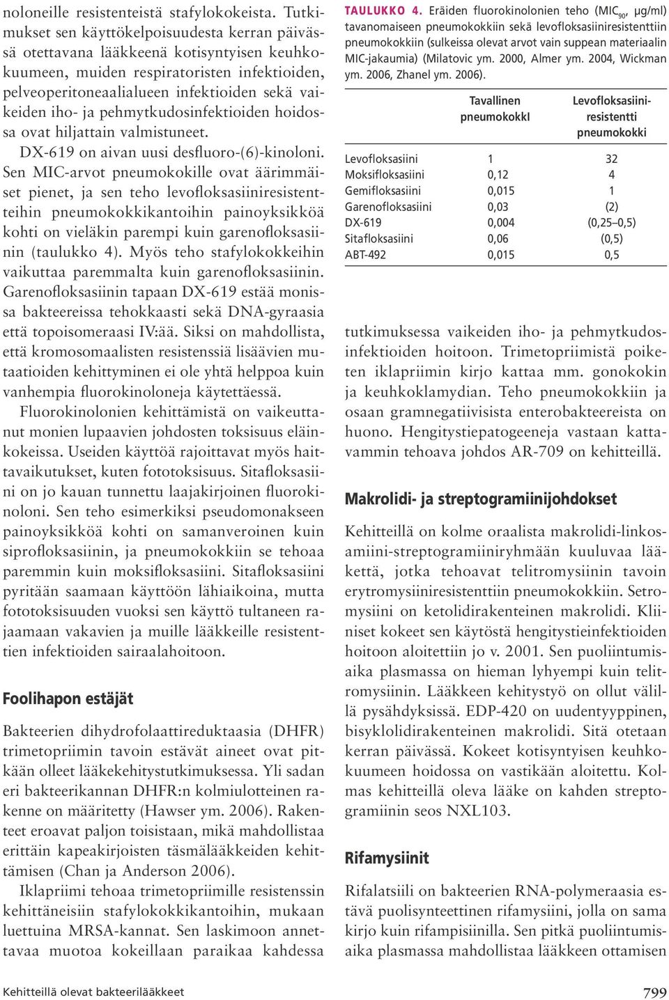 pehmytkudosinfektioiden hoidossa ovat hiljattain valmistuneet. DX 619 on aivan uusi desfluoro (6) kinoloni.