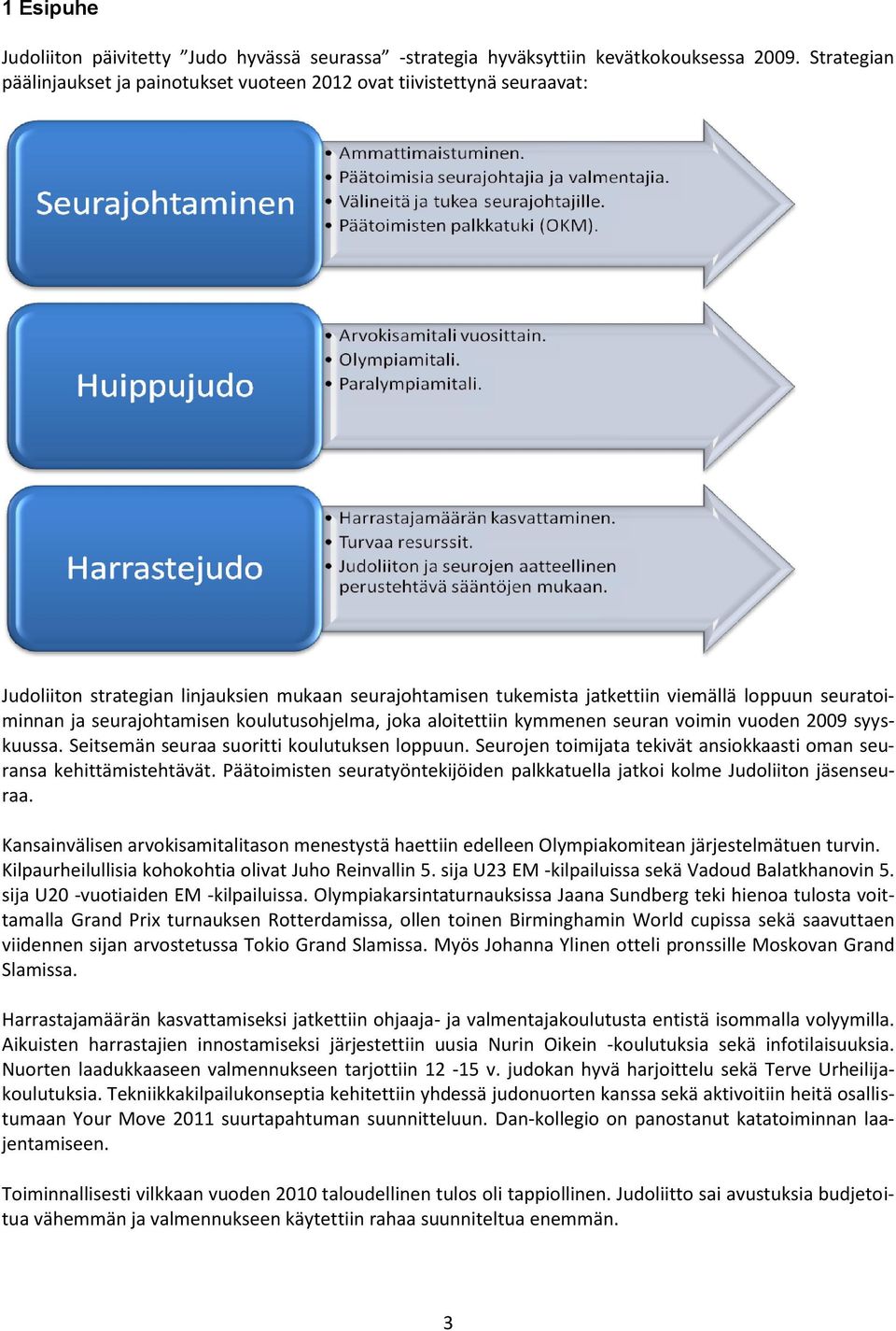 seurajohtamisen koulutusohjelma, joka aloitettiin kymmenen seuran voimin vuoden 2009 syyskuussa. Seitsemän seuraa suoritti koulutuksen loppuun.