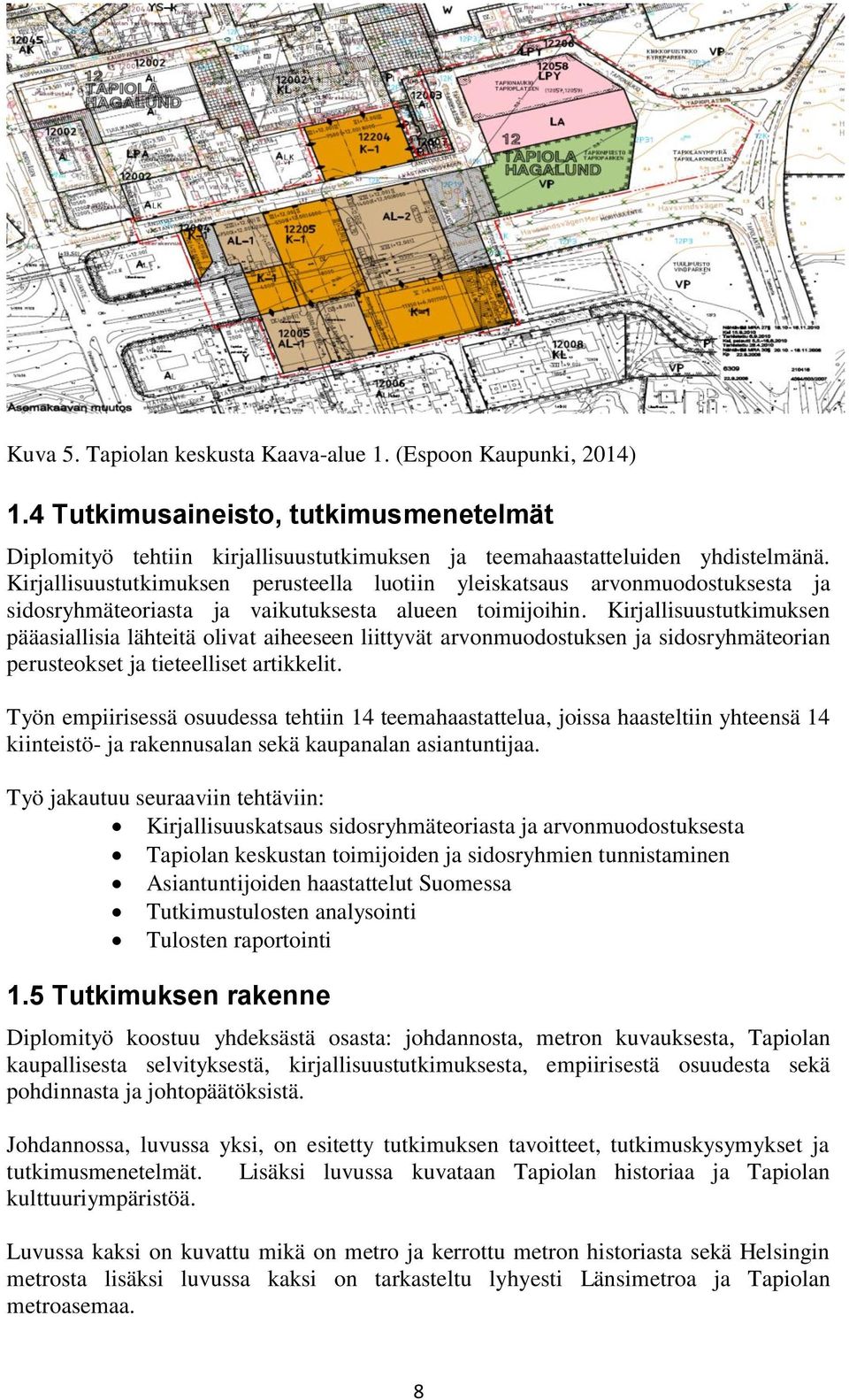 Kirjallisuustutkimuksen pääasiallisia lähteitä olivat aiheeseen liittyvät arvonmuodostuksen ja sidosryhmäteorian perusteokset ja tieteelliset artikkelit.