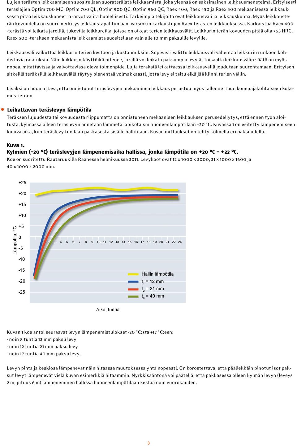 Tärkeimpiä tekijöitä ovat leikkausväli ja leikkauskulma. Myös leikkausterän kovuudella on suuri merkitys leikkaustapahtumaan, varsinkin karkaistujen Raex-terästen leikkauksessa.