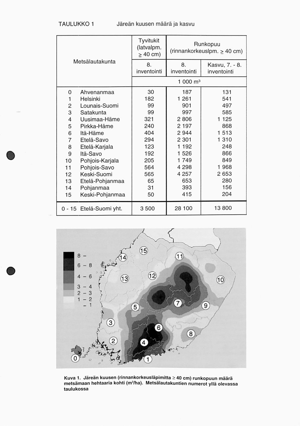 Keski-Suomi Etelä-Pohjanmaa Pohjanmaa Keski-Pohjanmaa 0-15 Etelä-Suomi yht.