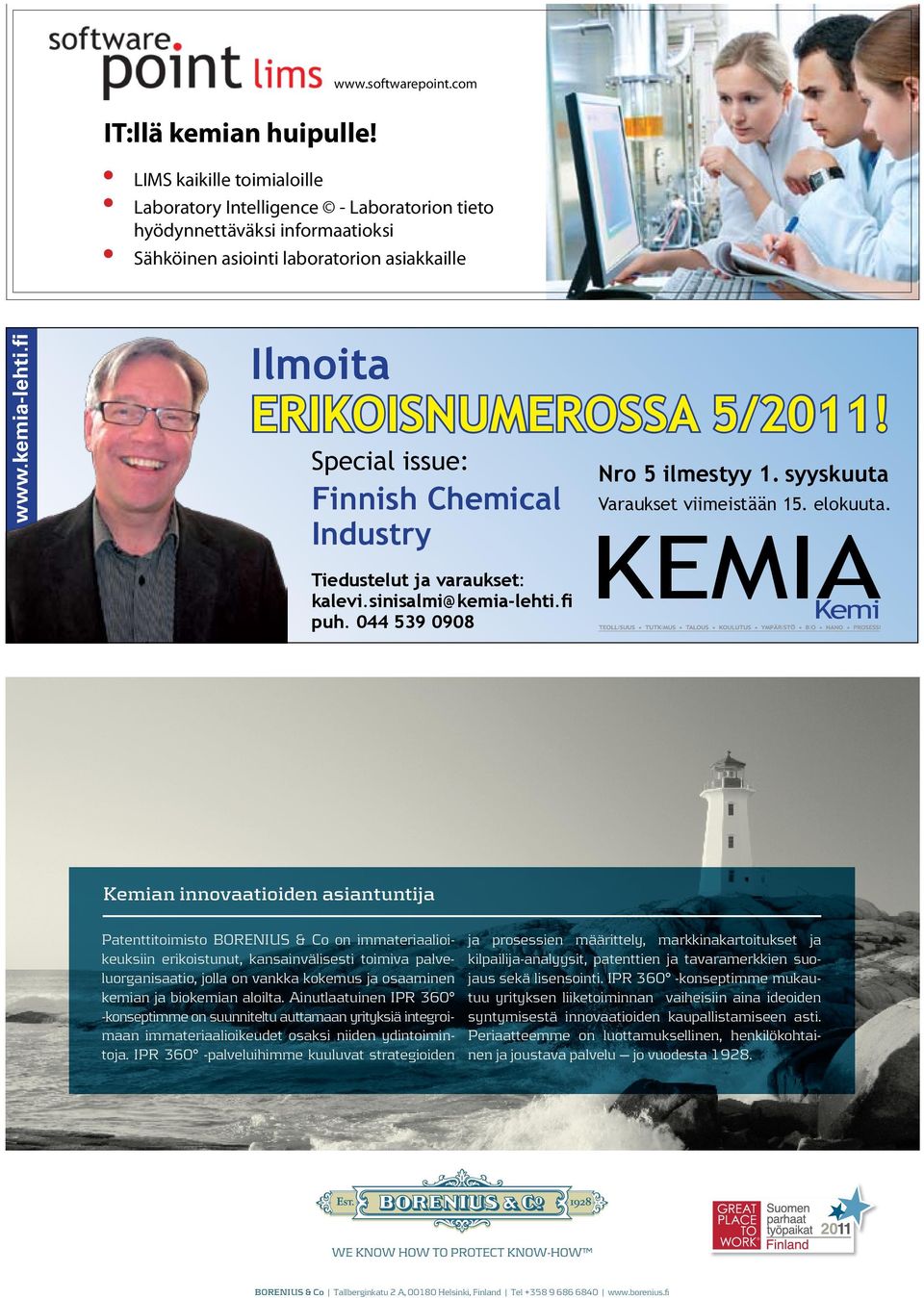 sinisalmi@kemia-lehti.fi puh.