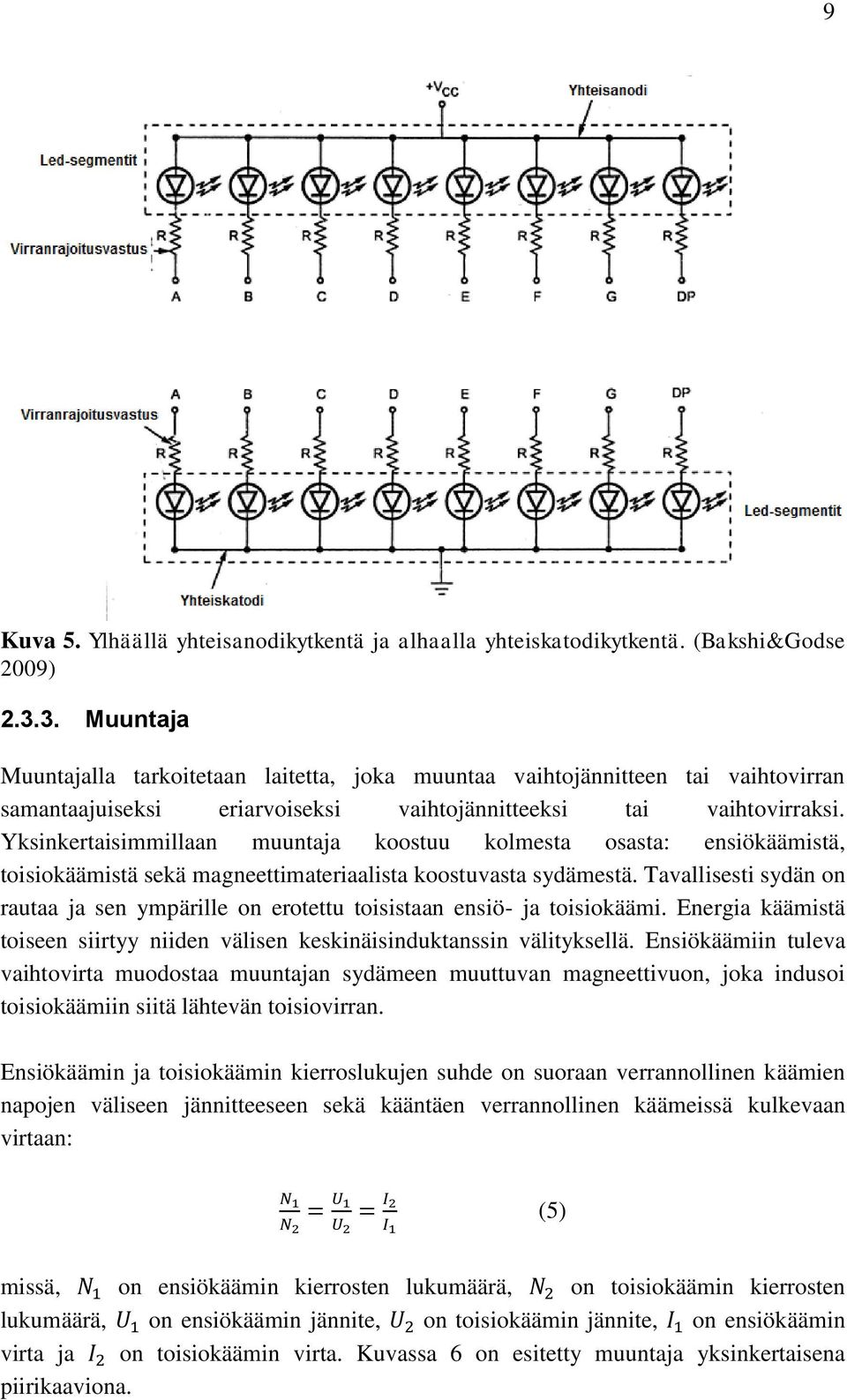 Yksinkertaisimmillaan muuntaja koostuu kolmesta osasta: ensiökäämistä, toisiokäämistä sekä magneettimateriaalista koostuvasta sydämestä.