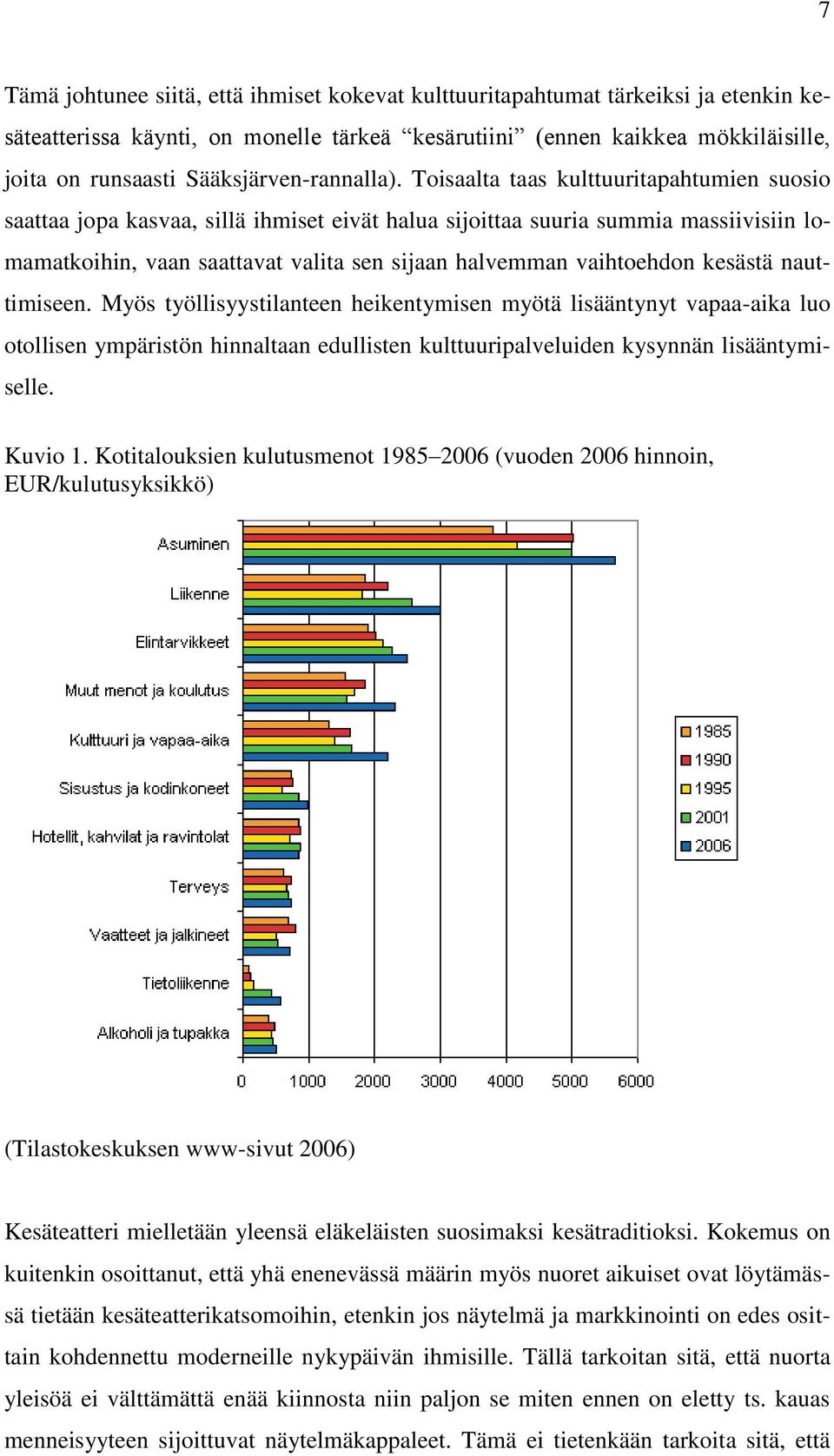 Toisaalta taas kulttuuritapahtumien suosio saattaa jopa kasvaa, sillä ihmiset eivät halua sijoittaa suuria summia massiivisiin lomamatkoihin, vaan saattavat valita sen sijaan halvemman vaihtoehdon