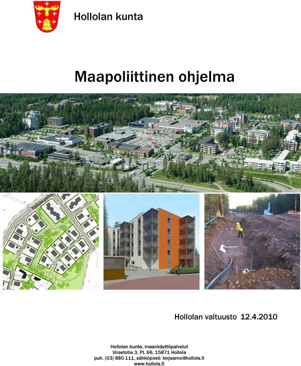 2010 Hollolan kunta, maankäyttöpalvelut Virastotie