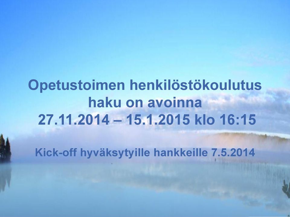 avoinna 27.11