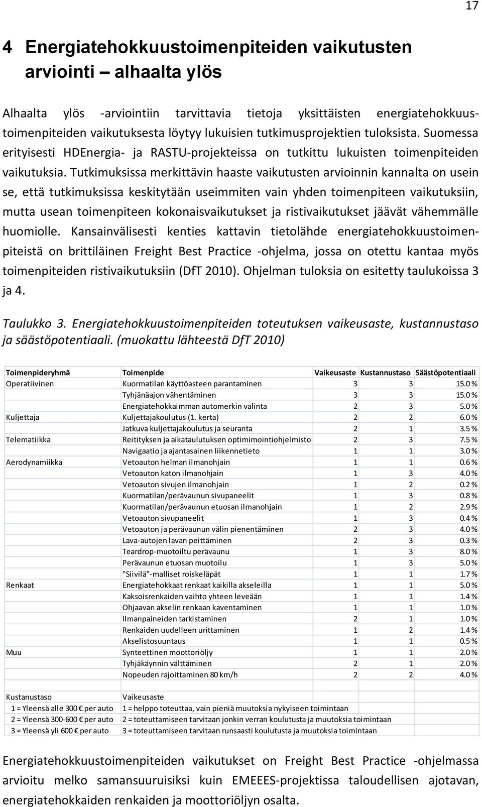 Tutkimuksissa merkittävin haaste vaikutusten arvioinnin kannalta on usein se, että tutkimuksissa keskitytään useimmiten vain yhden toimenpiteen vaikutuksiin, mutta usean toimenpiteen