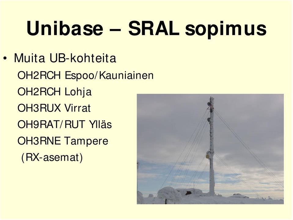 Espoo/Kauniainen OH2RCH Lohja