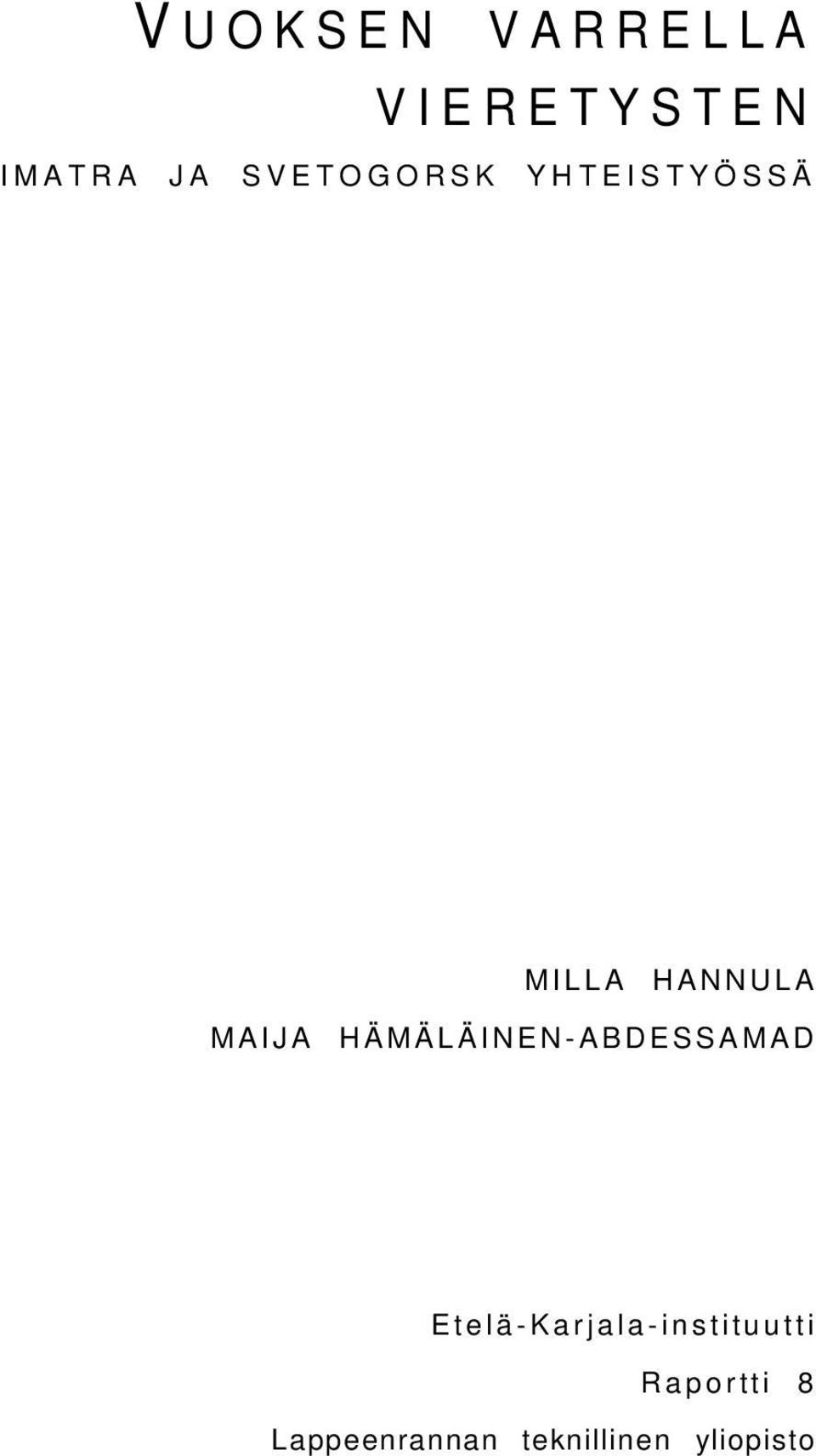 HANNULA MAIJA HÄMÄLÄINEN-ABDESSAMAD