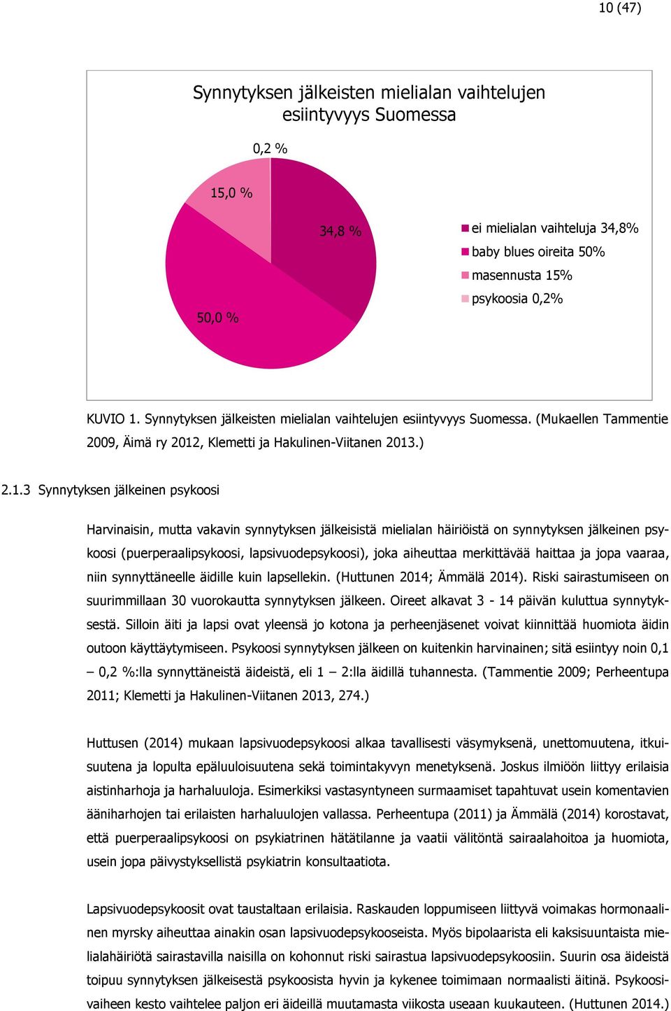 , Klemetti ja Hakulinen-Viitanen 2013
