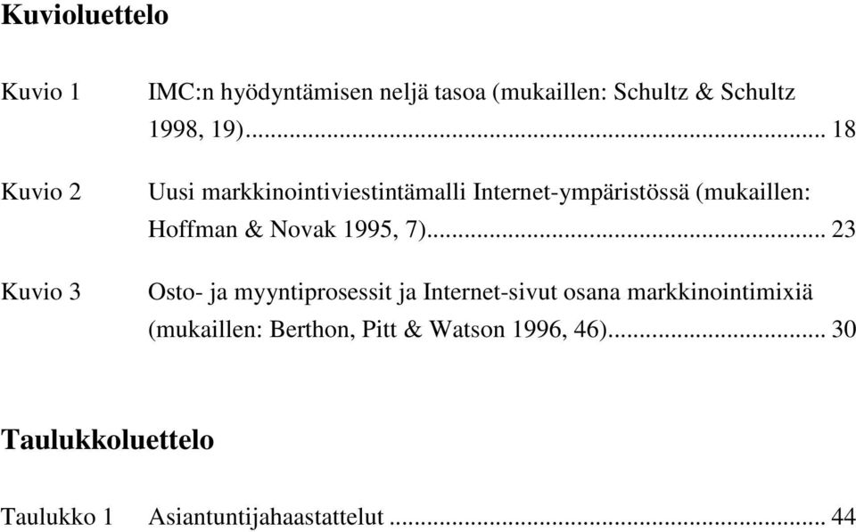 .. 18 Uusi markkinointiviestintämalli Internet-ympäristössä (mukaillen: Hoffman & Novak 1995, 7).