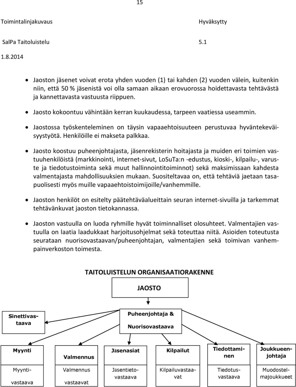 Henkilöille ei makseta palkkaa.