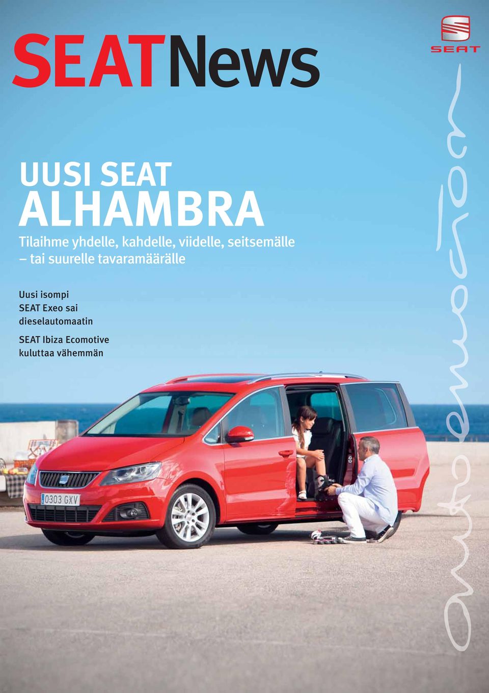 tavaramäärälle Uusi isompi SEAT Exeo sai