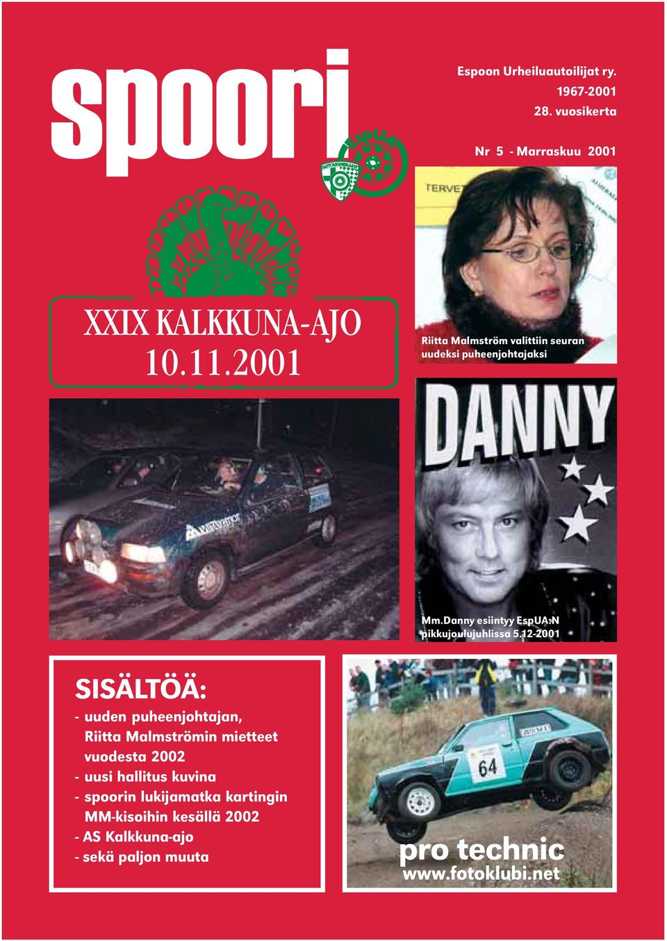 Danny esiintyy EspUA:N pikkujoulujuhlissa 5.