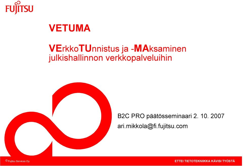 verkkopalveluihin B2C PRO