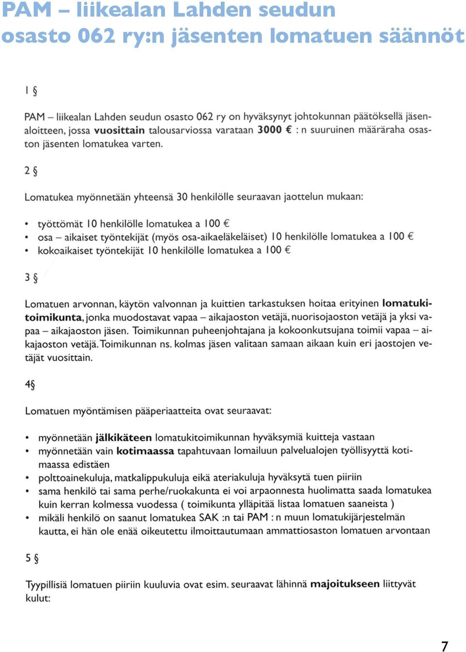 osasto 062 ry:n
