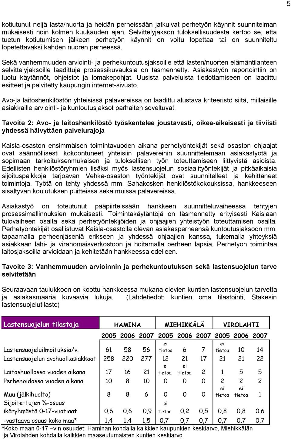 Sekä vanhemmuuden arviointi- ja perhekuntoutusjaksoille että lasten/nuorten elämäntilanteen selvittelyjaksoille laadittuja prosessikuvauksia on täsmennetty.