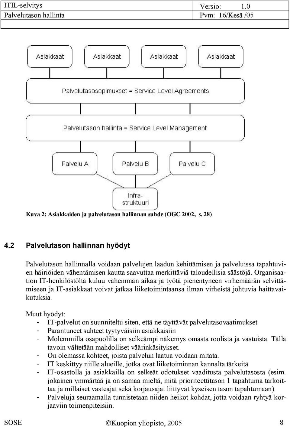 Organisaation IT henkilöstöltä kuluu vähemmän aikaa ja työtä pienentyneen virhemäärän selvittämiseen ja IT asiakkaat voivat jatkaa liiketoimintaansa ilman virheistä johtuvia haittavaikutuksia.