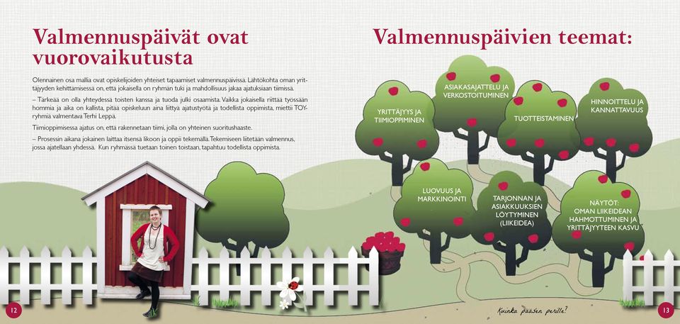 Vaikka jokaisella riittää työssään hommia ja aika on kallista, pitää opiskeluun aina liittyä ajatustyötä ja todellista oppimista, miettii TOYryhmiä valmentava Terhi Leppä.