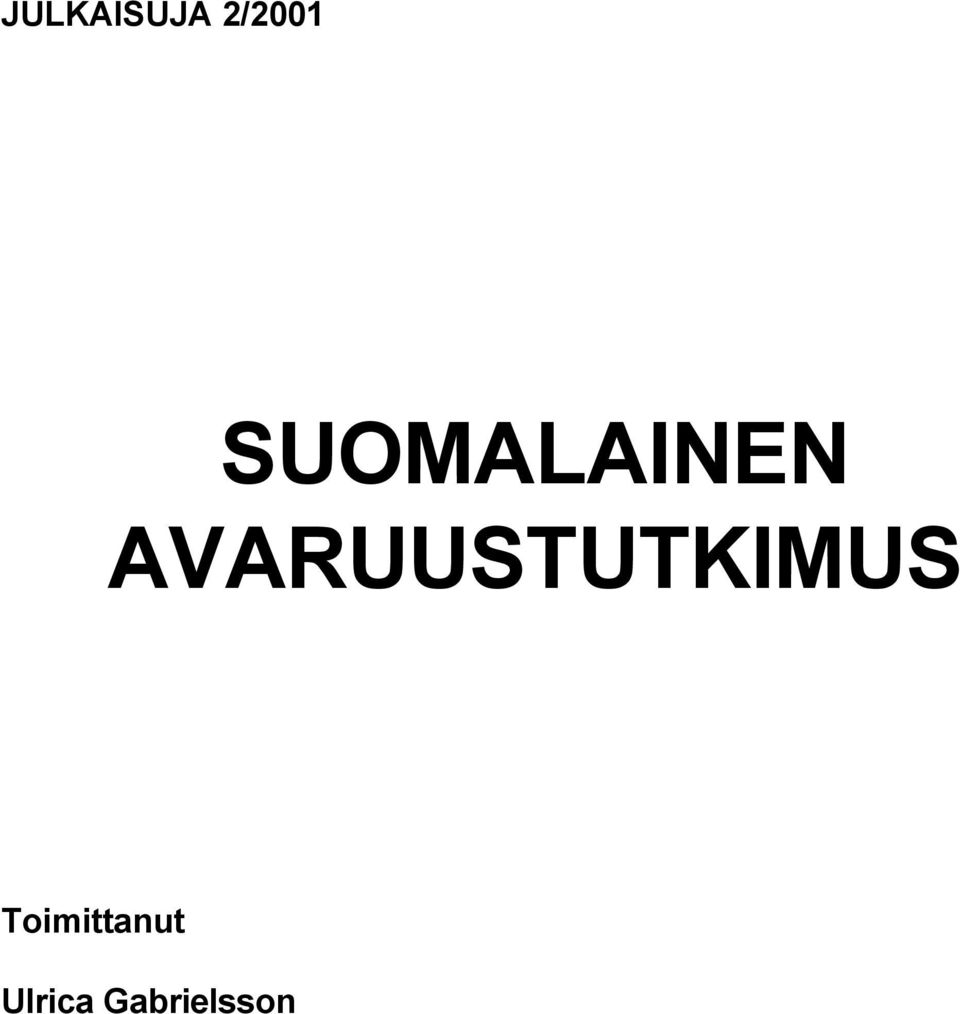 AVARUUSTUTKIMUS