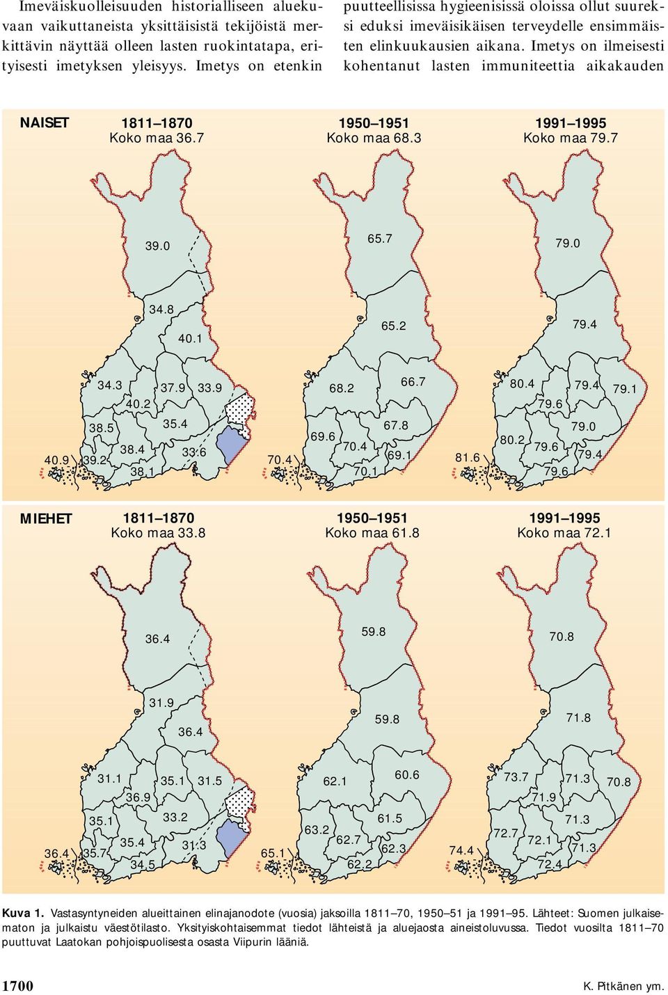 Imetys on ilmeisesti kohentanut lasten immuniteettia aikakauden NAISET Koko maa 36.7 Koko maa 68.3 Koko maa 79.7 39.0 65.7 79.0 34.8 40.1 65.2 79.4 40.9 34.3 40.2 38.5 39.2 38.4 38.1 37.9 35.4 33.