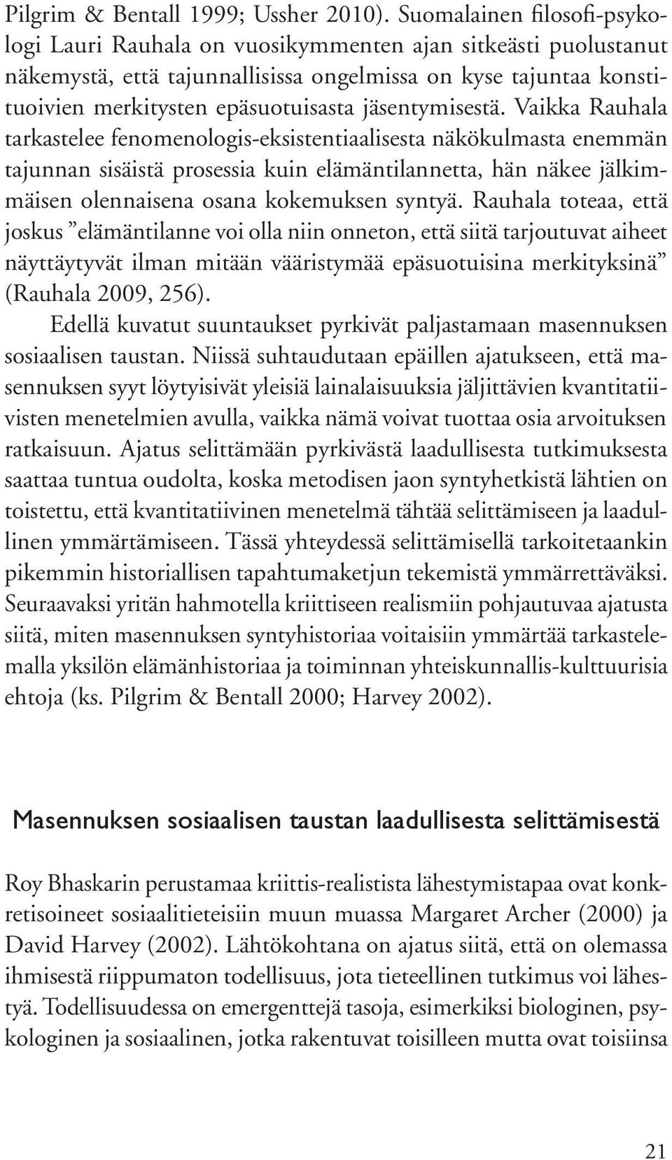 jäsentymisestä.
