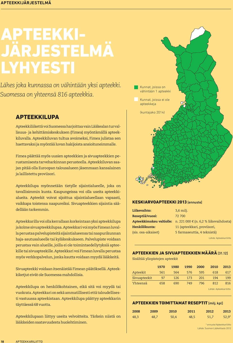 (Fimea) myöntämällä apteekkiluvalla. Apteekkiluvan tultua avoimeksi, Fimea julistaa sen haettavaksi ja myöntää luvan hakijoista ansioituneimmalle.