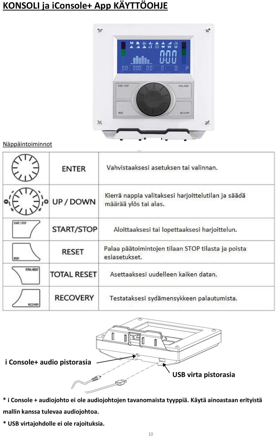 ole audiojohtojen tavanomaista tyyppiä.