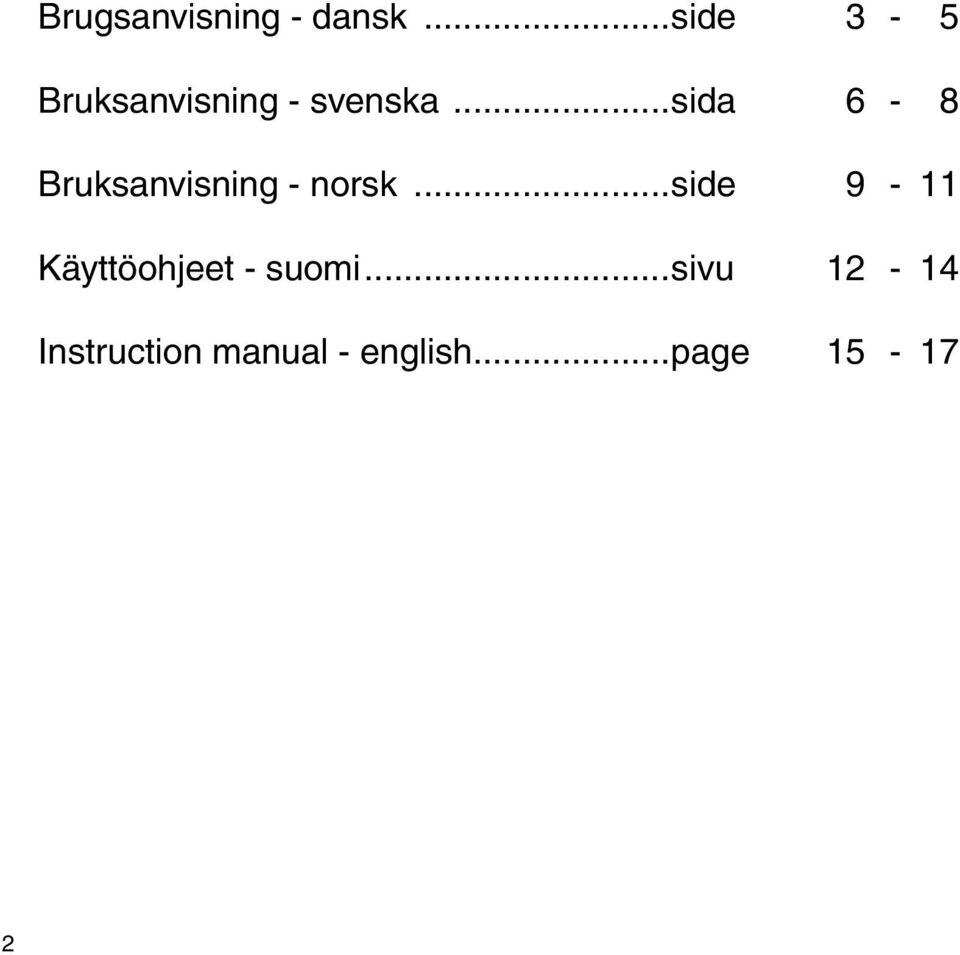 ..sida 6-8 Bruksanvisning - norsk.