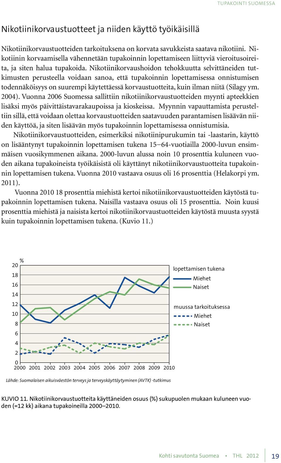 Nikotiinikorvaushoidon tehokkuutta selvittäneiden tutkimusten perusteella voidaan sanoa, että tupakoinnin lopettamisessa onnistumisen todennäköisyys on suurempi käytettäessä korvaustuotteita, kuin