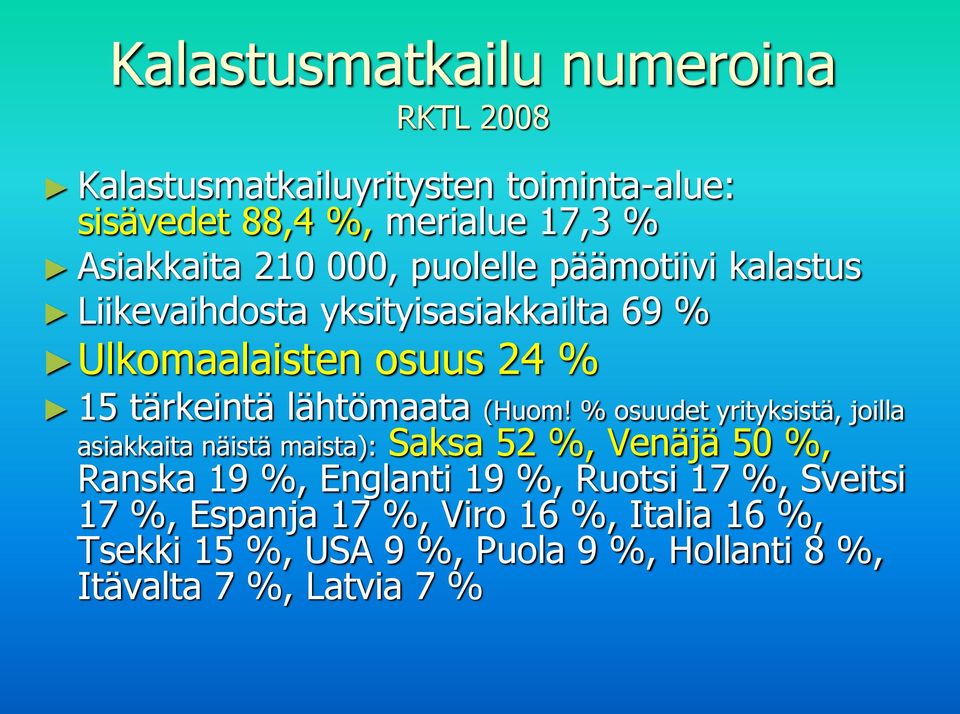 lähtömaata (Huom!