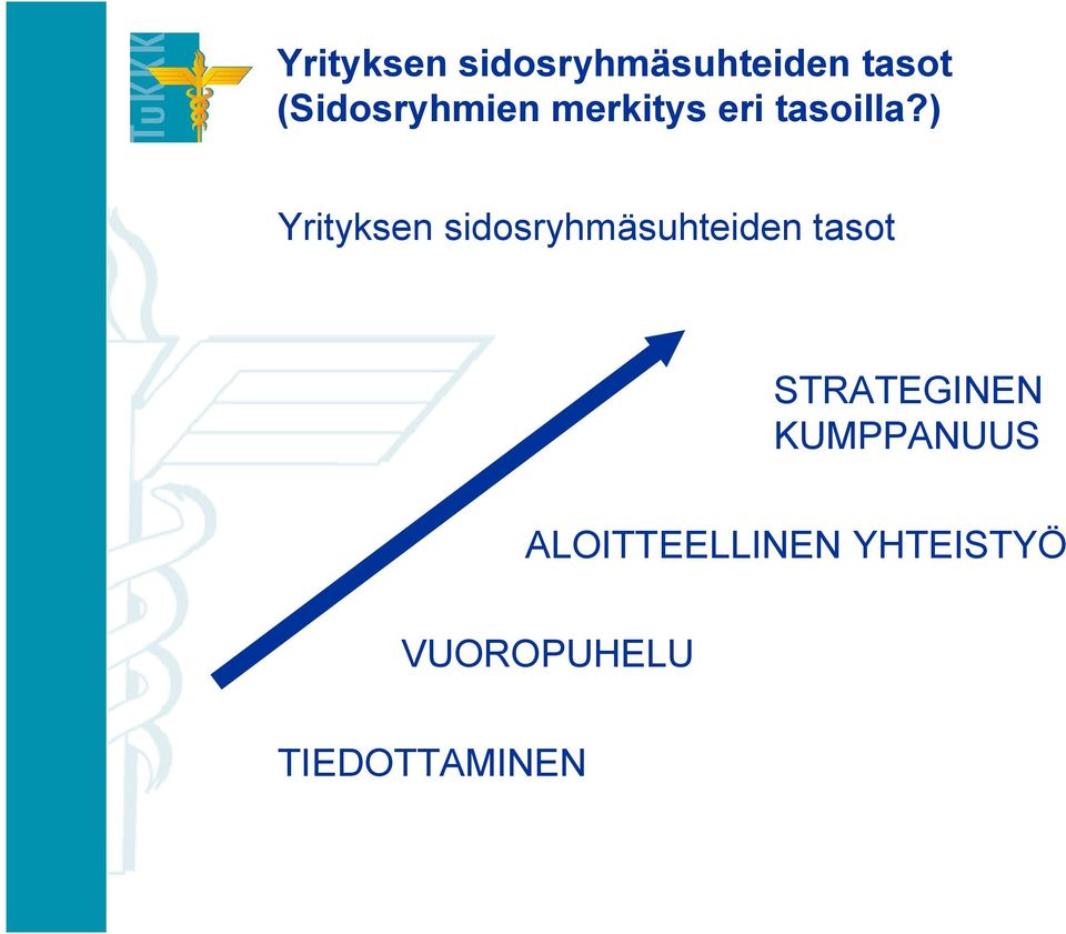 )  STRATEGINEN KUMPPANUUS ALOITTEELLINEN