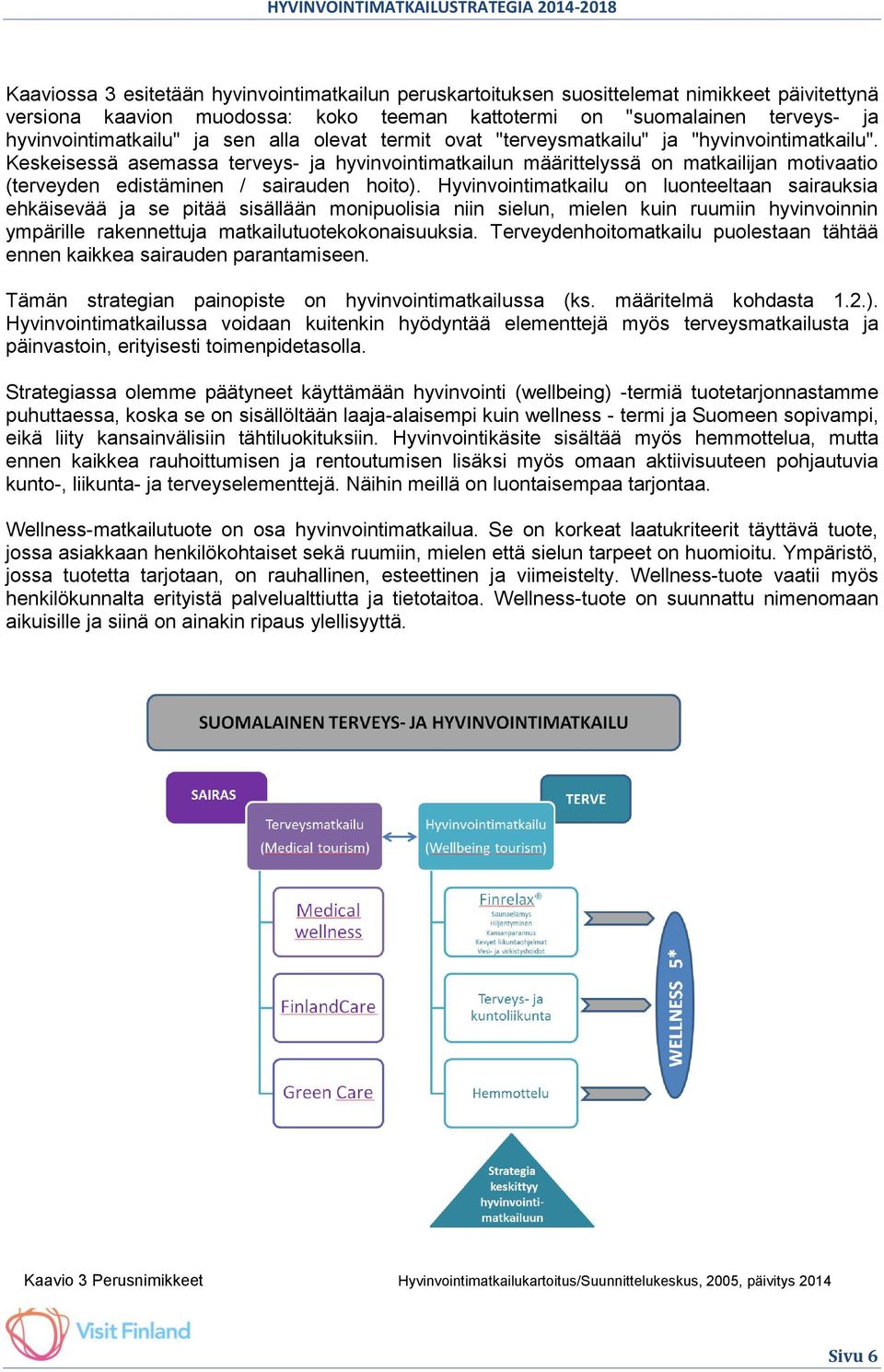 Keskeisessä asemassa terveys- ja hyvinvointimatkailun määrittelyssä on matkailijan motivaatio (terveyden edistäminen / sairauden hoito).