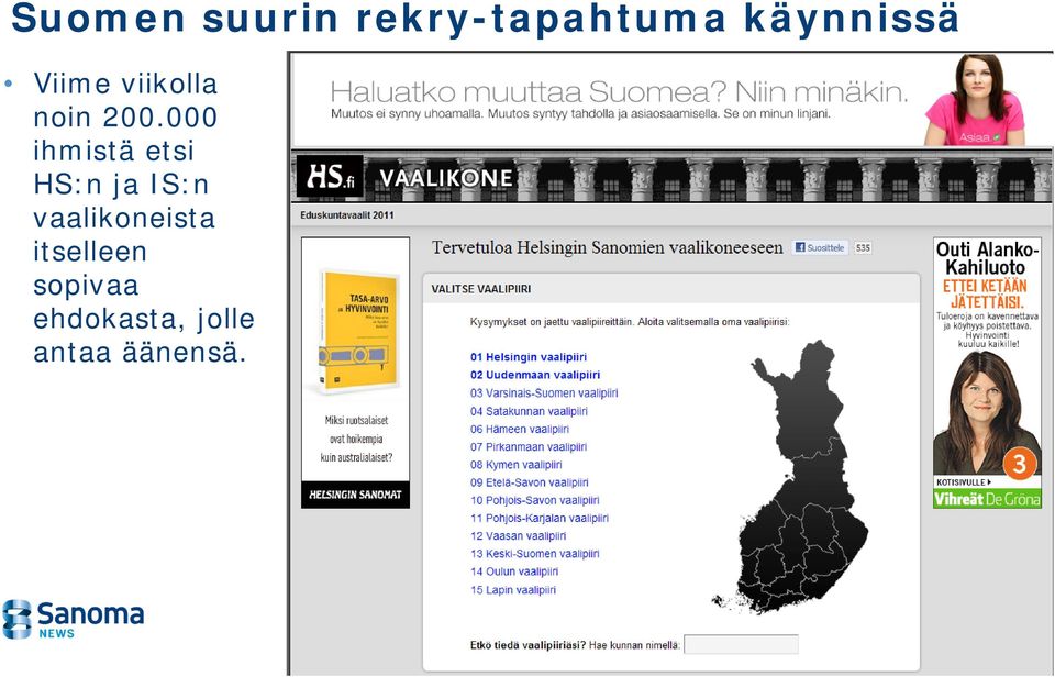 000000 ihmistä etsi HS:n ja IS:n