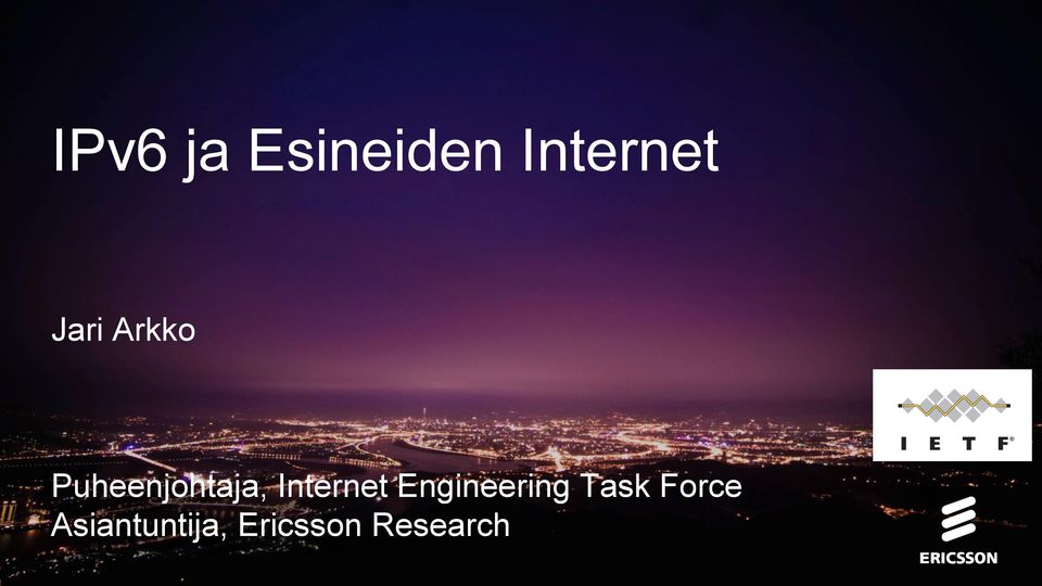 Internet Engineering Task