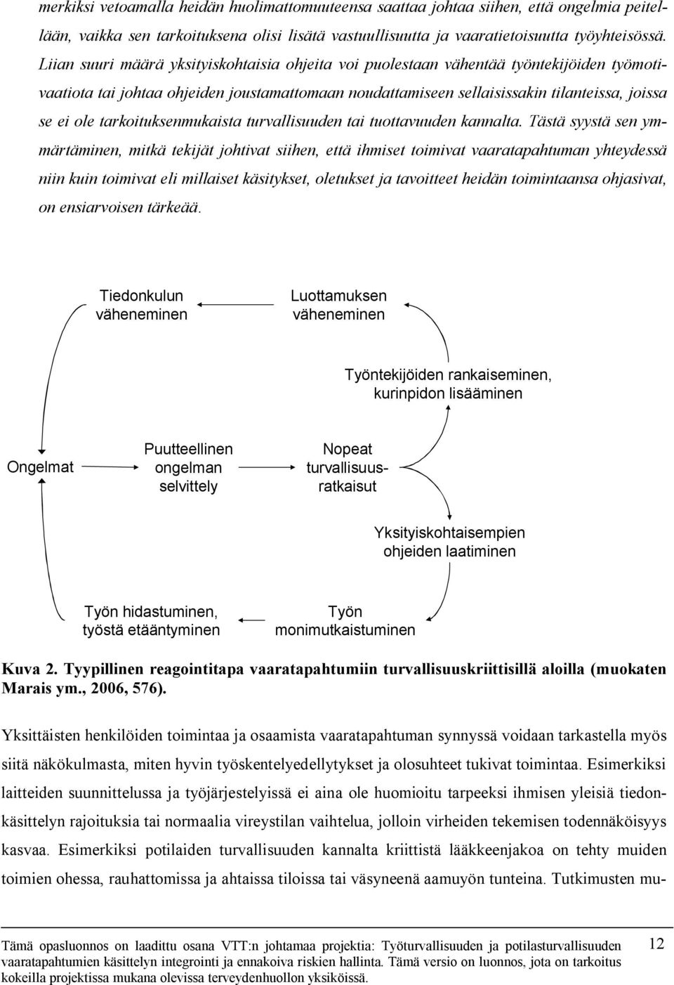 tarkoituksenmukaista turvallisuuden tai tuottavuuden kannalta.