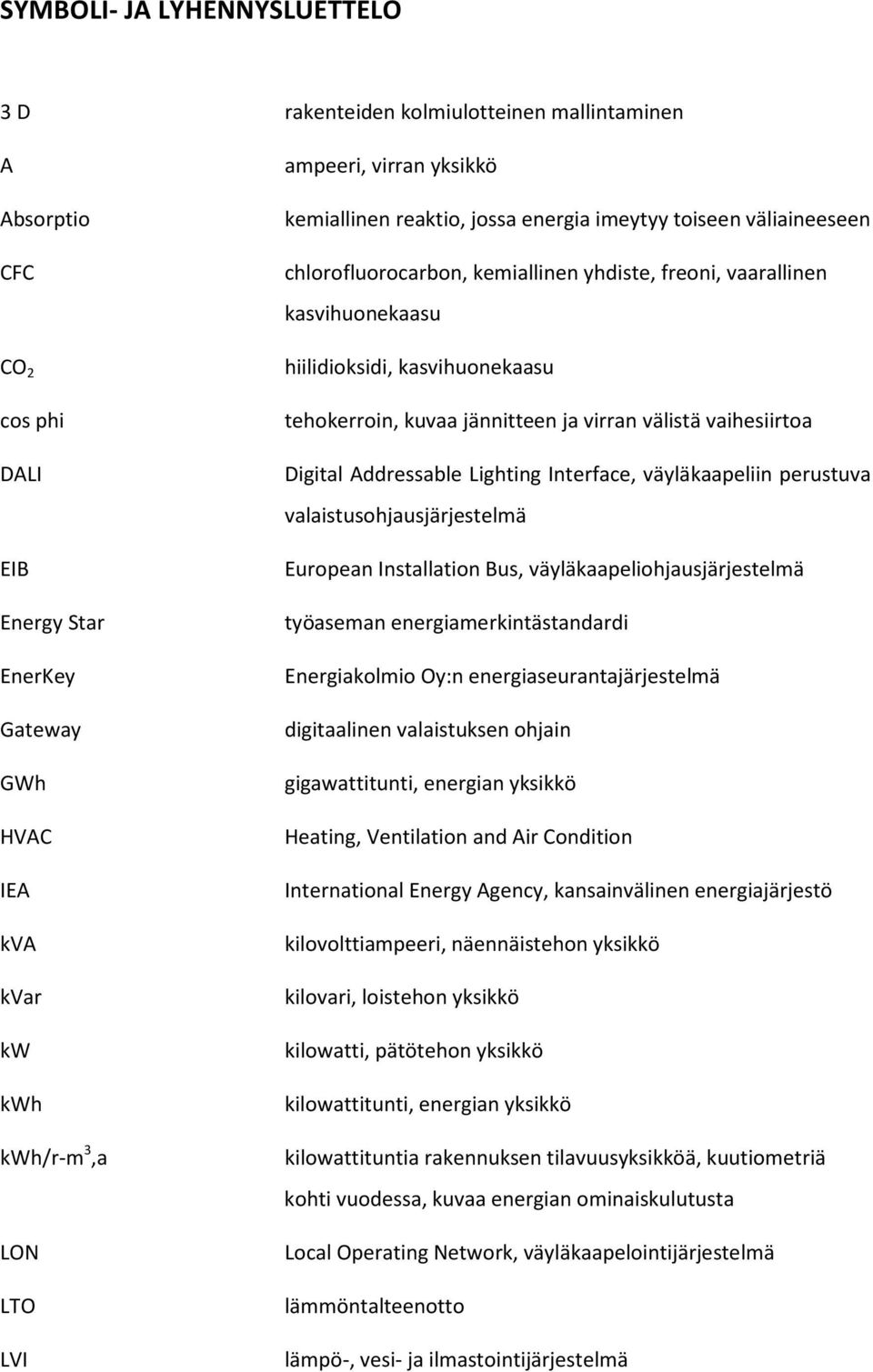 tehokerroin, kuvaa jännitteen ja virran välistä vaihesiirtoa Digital Addressable Lighting Interface, väyläkaapeliin perustuva valaistusohjausjärjestelmä European Installation Bus,