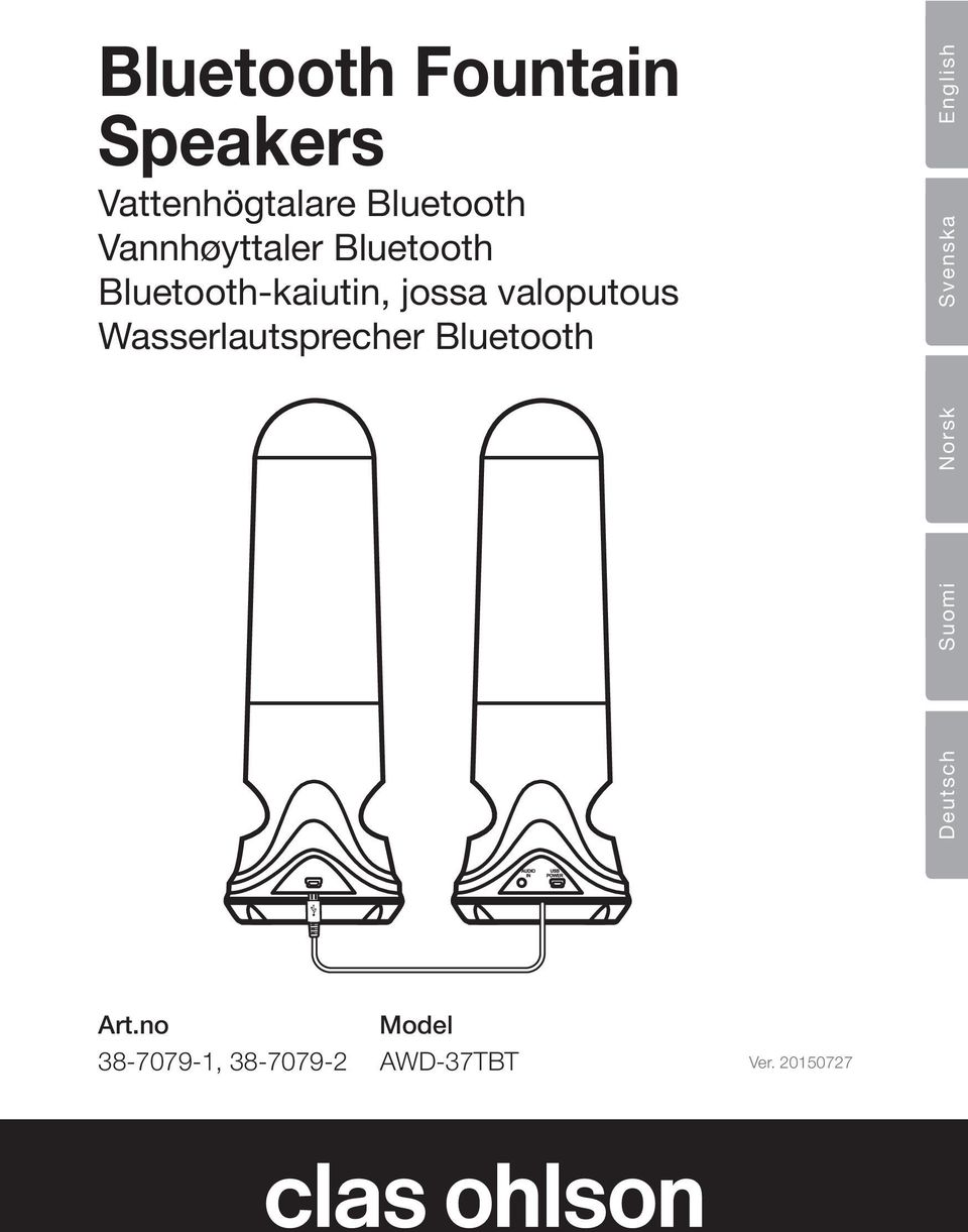 valoputous Wasserlautsprecher Bluetooth Deutsch English