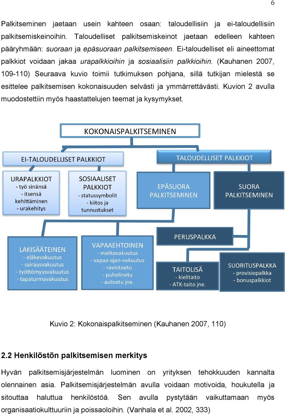 Ei-taloudelliset eli aineettomat palkkiot voidaan jakaa urapalkkioihin ja sosiaalisiin palkkioihin.