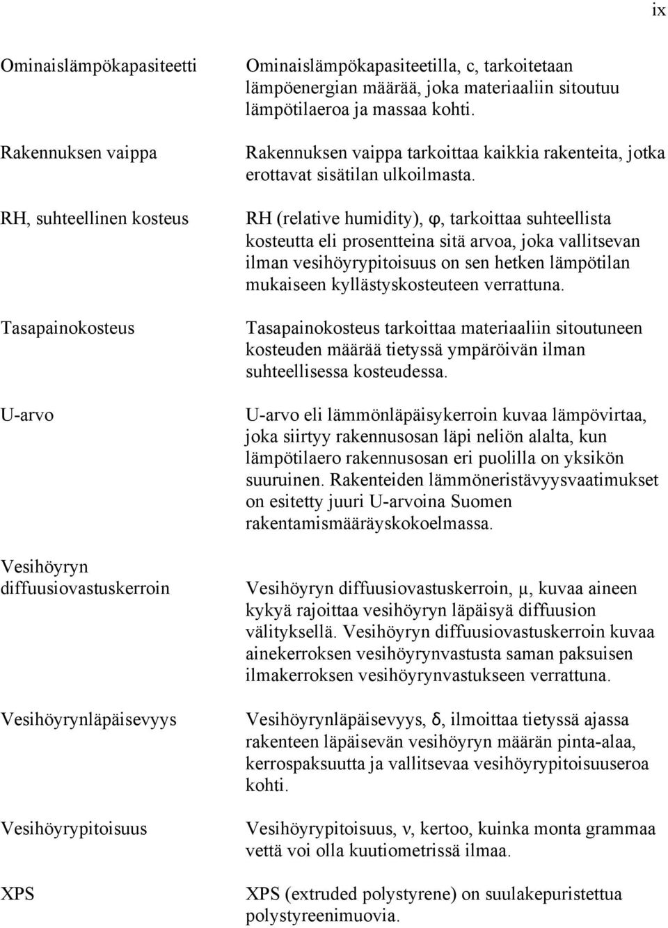 Rakennuksen vaippa tarkoittaa kaikkia rakenteita, jotka erottavat sisätilan ulkoilmasta.