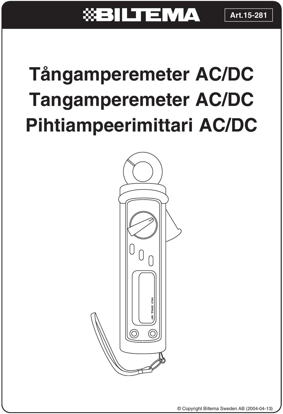 Tangamperemeter 