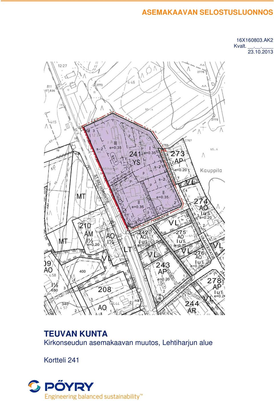 2013 TEUVAN KUNTA Kirkonseudun