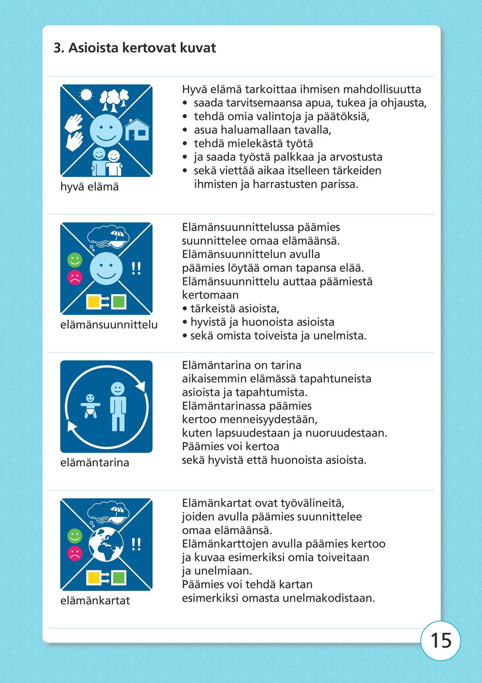 elämänsuunnittelu elämäntarina Elämänsuunnittelussa päämies suunnittelee omaa elämäänsä. Elämänsuunnittelun avulla päämies löytää oman tapansa elää.