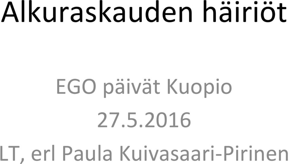 Kuopio 27.5.
