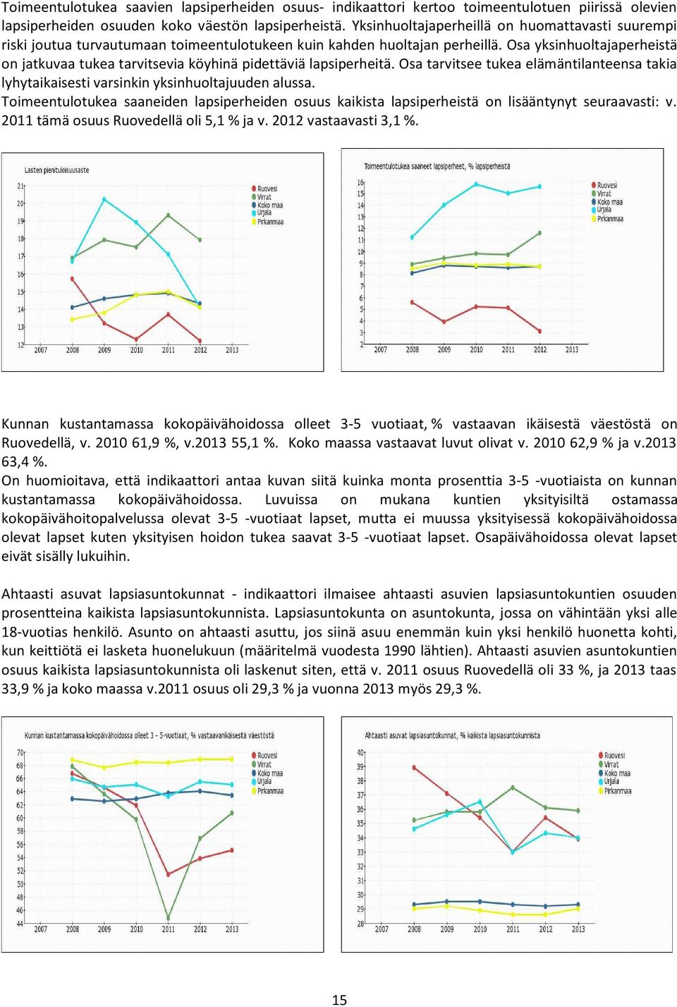 Osa yksinhuoltajaperheistä on jatkuvaa tukea tarvitsevia köyhinä pidettäviä lapsiperheitä. Osa tarvitsee tukea elämäntilanteensa takia lyhytaikaisesti varsinkin yksinhuoltajuuden alussa.